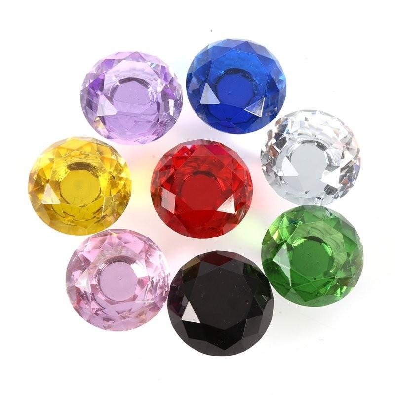 30mm Glass Crystal Drawer Cabinet Knobs Deals 4 Less